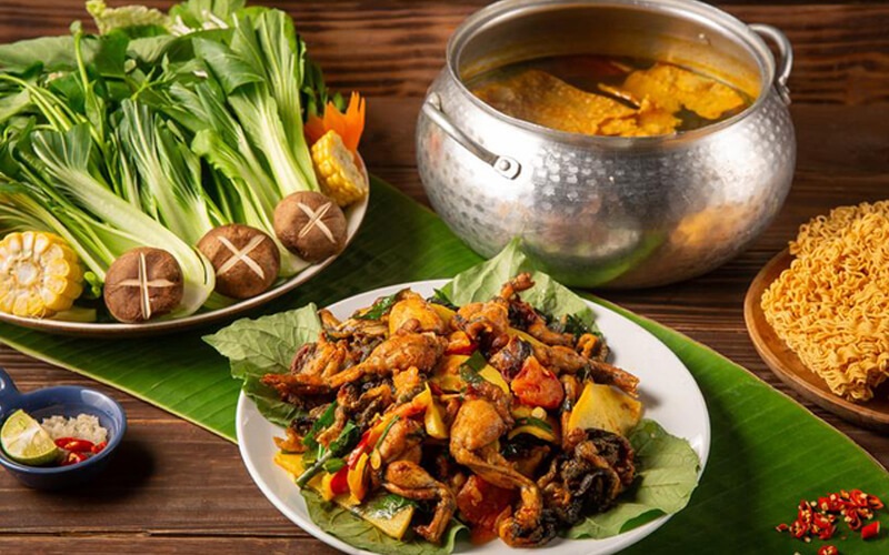 Hướng dẫn cách làm lẩu ếch măng cay chi tiết