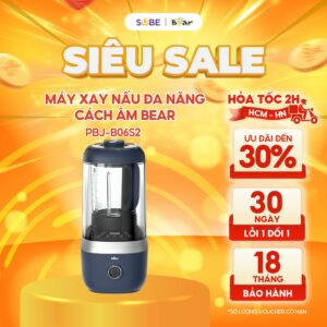 Máy làm sữa hạt Bear 1.5l PBJ-B06S2