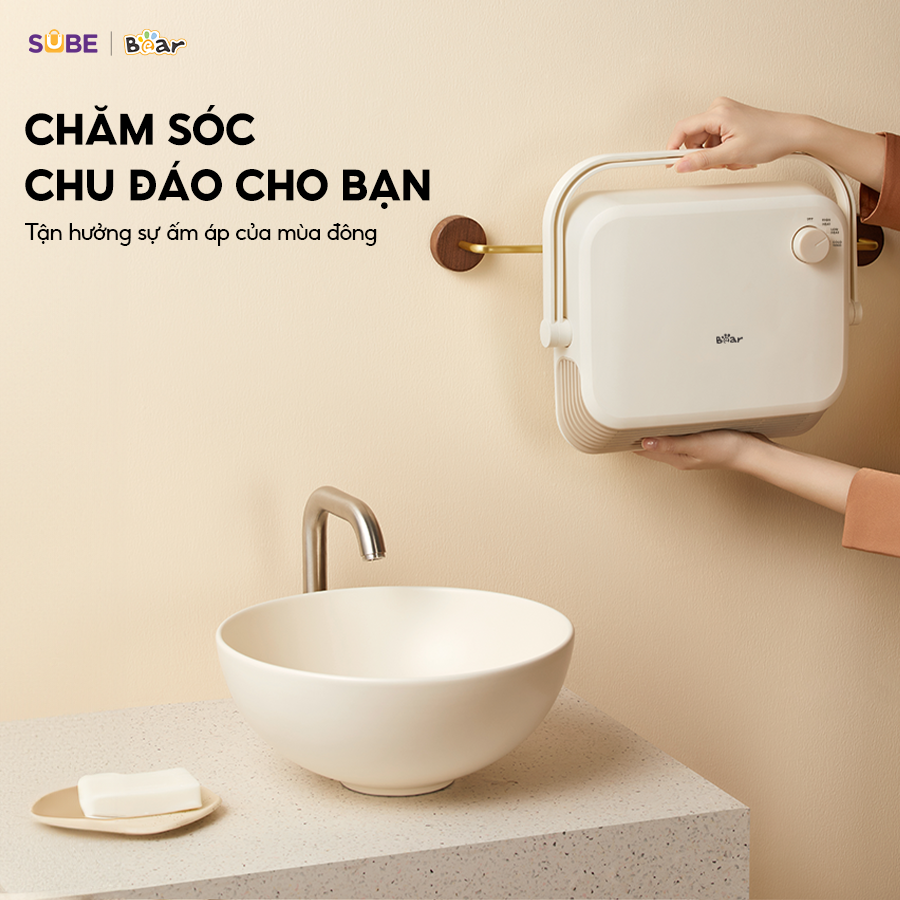 Sử dụng máy sưởi Bear DNQ-E20N1 chỉ với 4 bước 