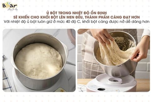 Lưu ý khi sử dụng Máy Trộn Bột 3,5L Bear HMJ-A35M1