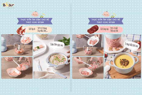 Lưu ý khi sử dụng Máy xay ăn dặm Bear 0.3L GR-B03V2