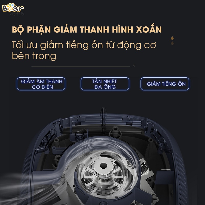 Công dụng của May nấu sữa hạt Bear đa năng 7in1 PBJ-B06S2