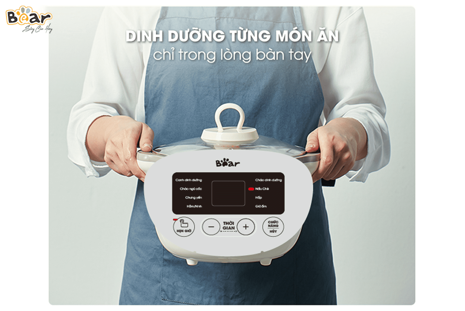 Công dụng của nồi nấu chậm Bear 1.6L SUBE002