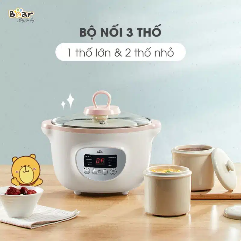 Nồi nấu chậm Bear SUBE002