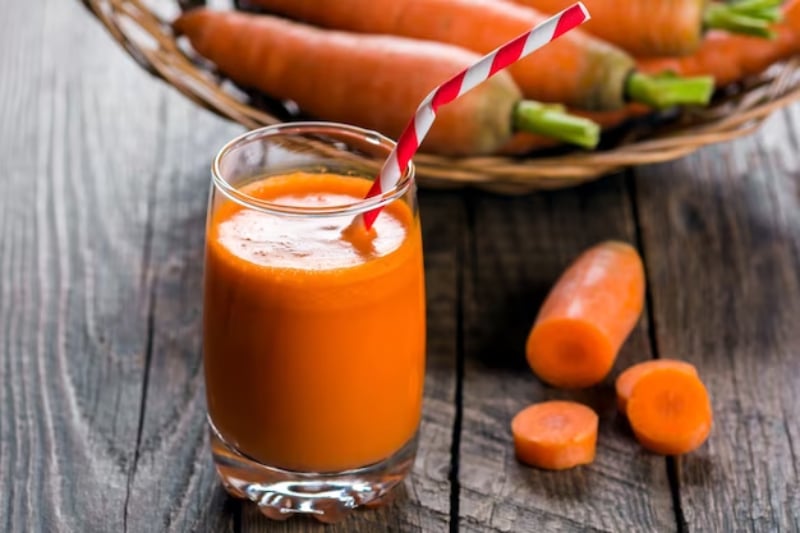 Cách làm sinh tố cà rốt với chuối