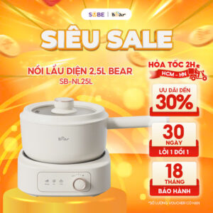 Nồi lẩu mini bear 2,5L NL25L